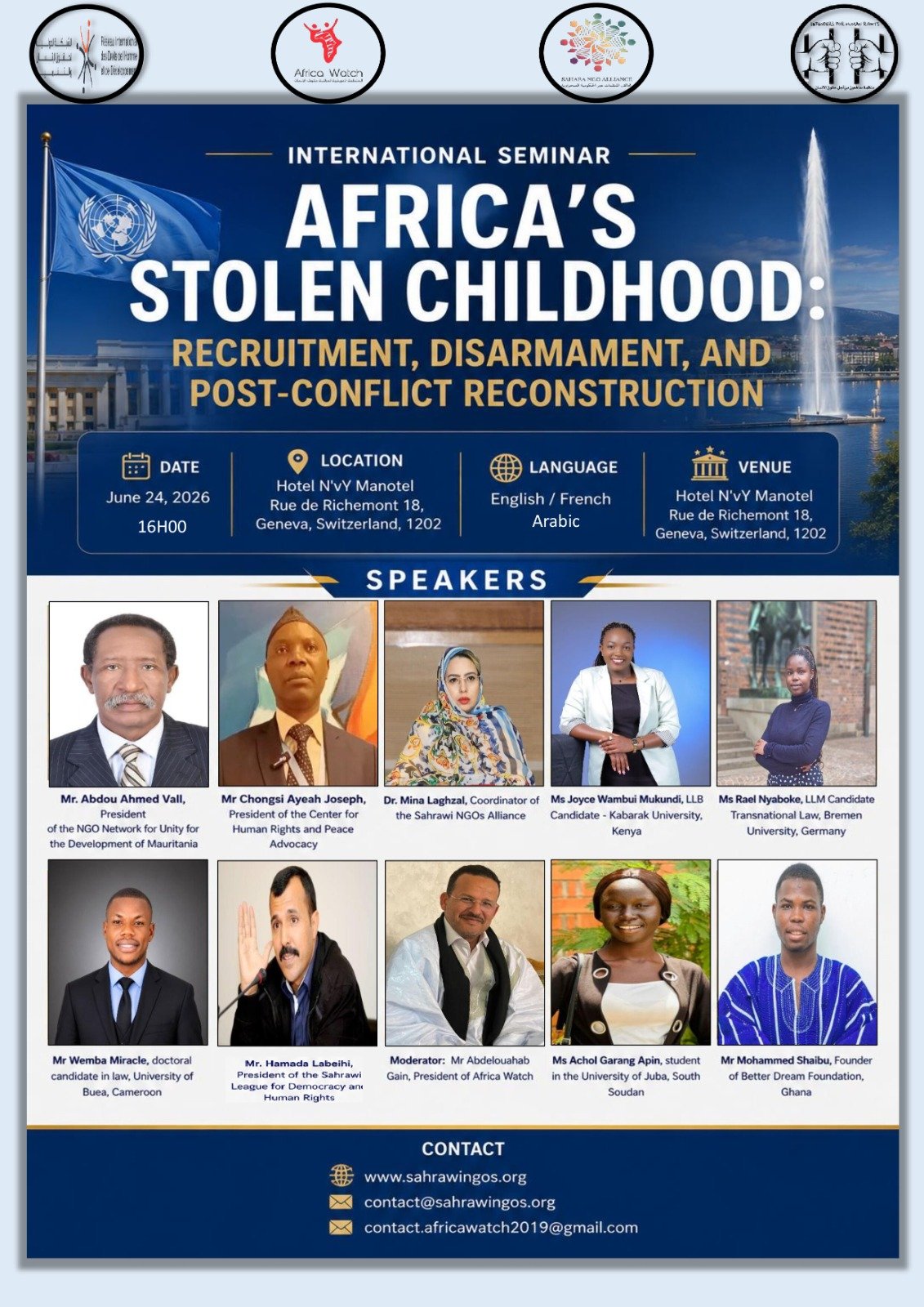Africa's Stolen Childhood: Recruitment, Disarmament, and Post-Conflict Reconstruction